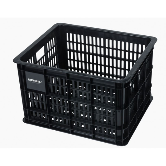 Basil polkupyörän kori Crate M musta