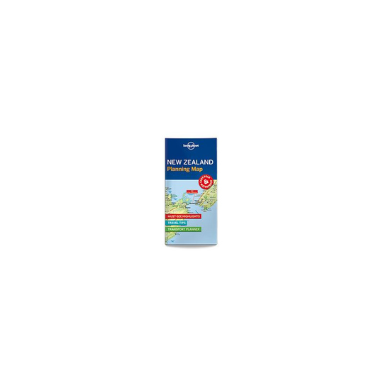 Lonely Planet New Zealand Planning kartta