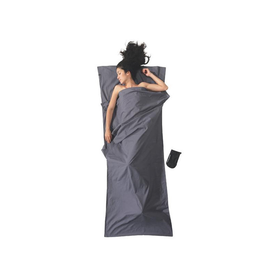 Cocoon Travelsheet matkalakana puuvillaa Elephant Grey