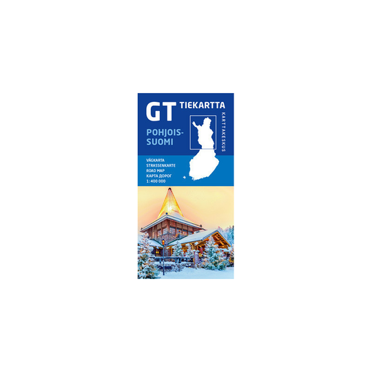 GT tiekartta Pohjois-Suomi, 2019, 1:400 000