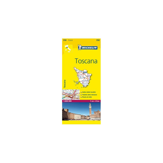 Michelin Italia Toscana tiekartta