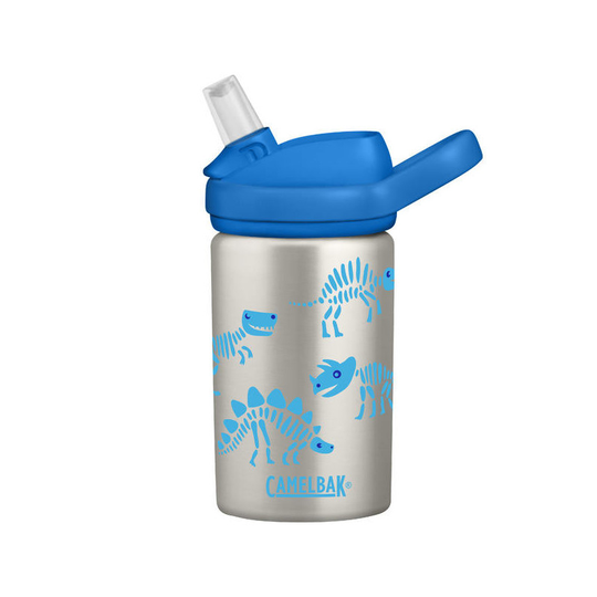 Camelbak Eddy+ 0,4L lasten teräksinen juomapullo, Dino luurangot