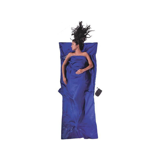 Cocoon TravelSheet Silkki Sininen