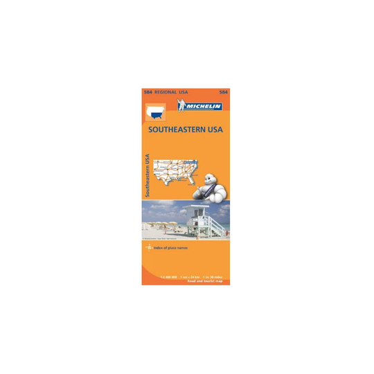 Michelin Southeastern USA (scale 1/2 400 000)