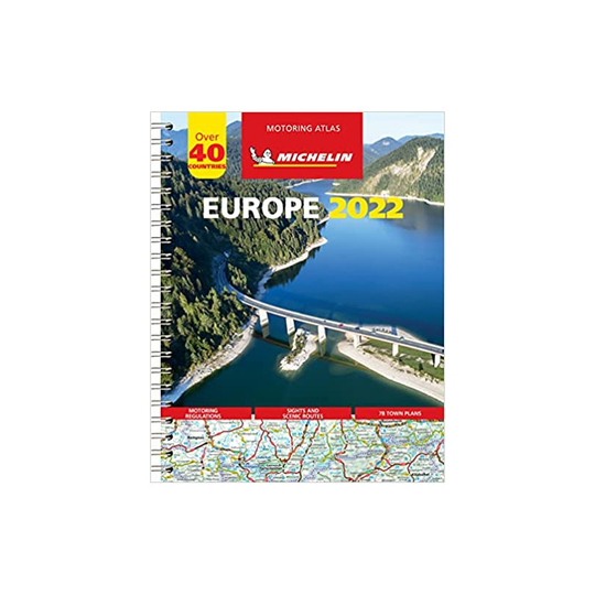 Michelin Eurooppa 2022 Turistikartta