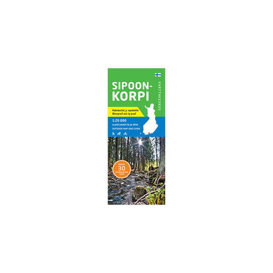 Karttakeskus Sipoonkorpi 1:20 000, ulkoilukartta ja opas 2019