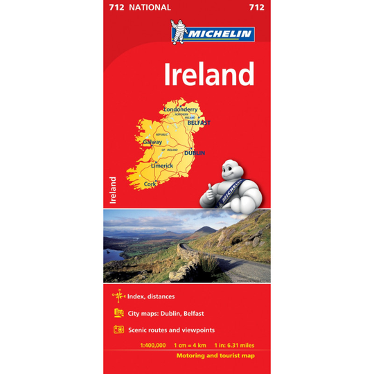 Michelin Irlanti kartta