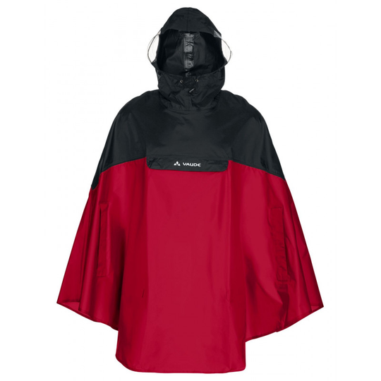 Vaude Covero Poncho II, punainen