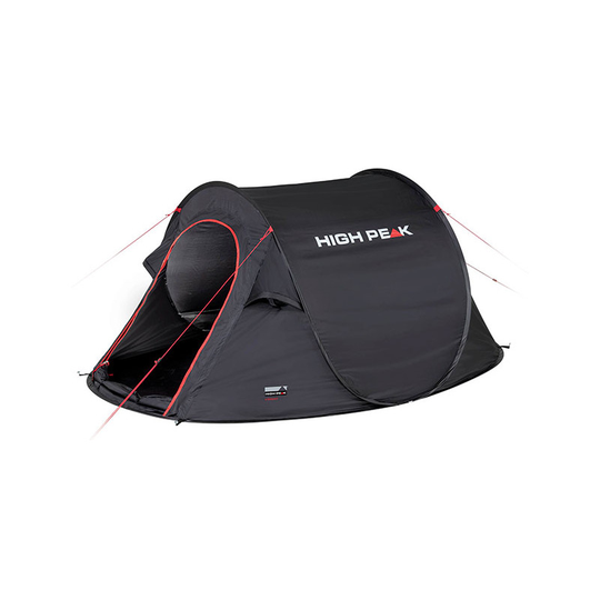 High Peak Vision kahden hengen pop-up teltta, Musta