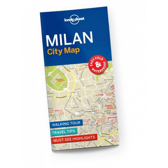 Lonely Planet Milano kaupunkikartta