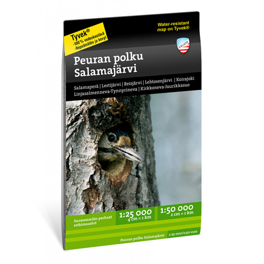Calazo Peuran polku Salamajärvi 1:25.000/1:50.000 retkeilykartta