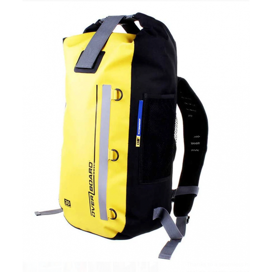 Overboard Classic vedenpitävä reppu 20L Keltainen