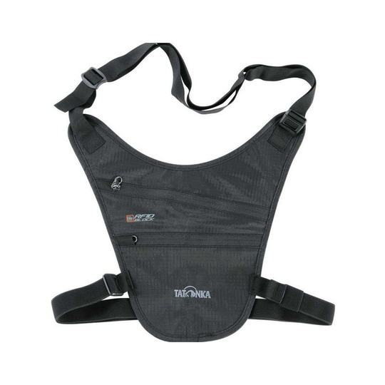 Tatonka Skin Chest Holster RFID suojattu kaulapussi musta