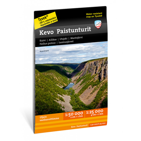 Calazo Kevo Paistunturit 1:25.000/1:50.000 retkeilykartta