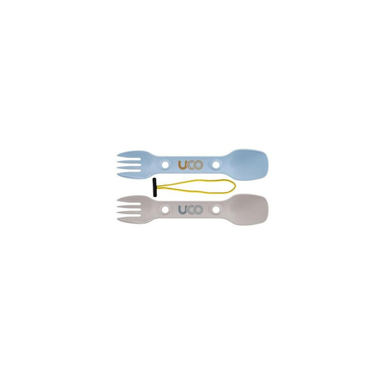 UCO Utility Spork lusikkahaarukka 2-pack stone-sand