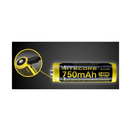 Nitecore NL1475R Li-ion akkuparisto 750mAh