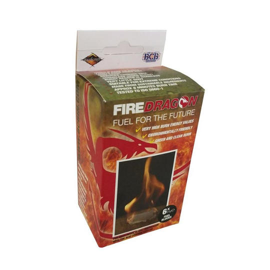 Fire Dragon polttoaine tabletit, 6kpl