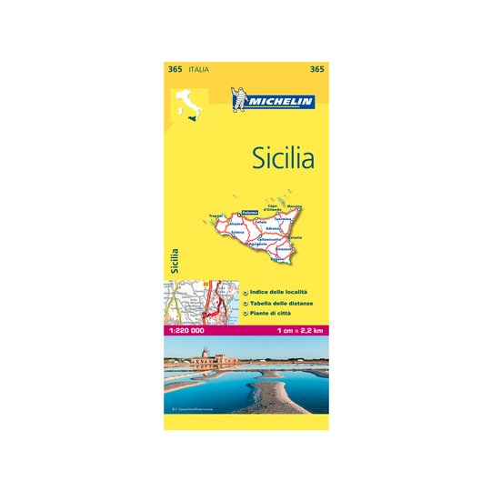 Michelin Sicilia tiekartta