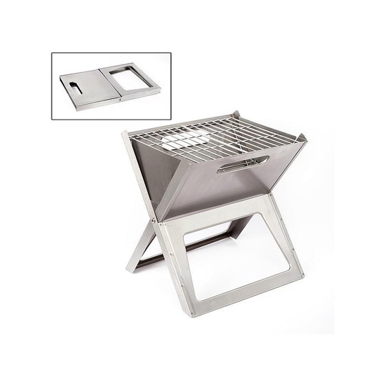 Bo-Camp kokoontaitettava Barbecue grilli, ruostumatonta terästä, pieni
