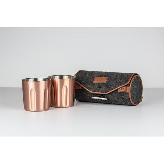High Camp Firelight mukisetti 2kpl suojakotelolla, rose gold