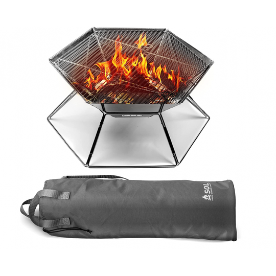 SOL Flat Pack Fire Pit -Grilli