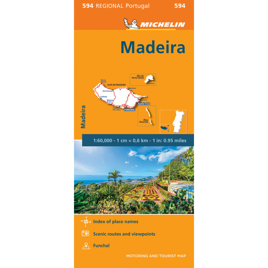 Michelin Madeira tiekartta